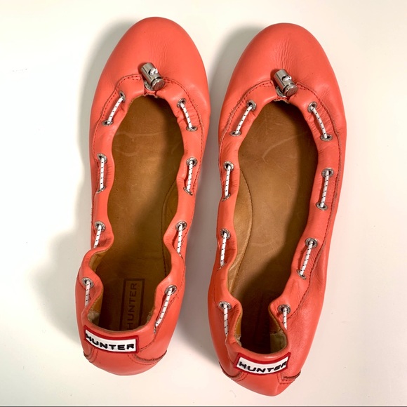 Hunter Shoes - HUNTER Orange Flats